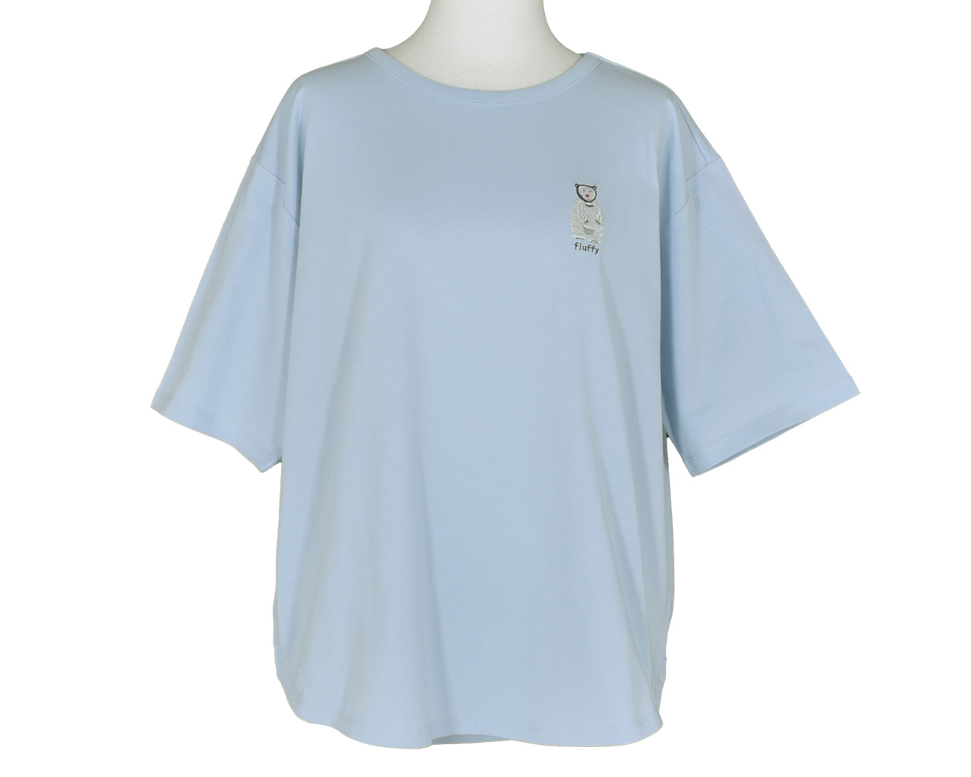 即*送様 ルグランブルー 刺繍入りホワイトTシャツ 即*送様 ルグランブルー 刺繍入りホワイトTシャツ 即*送様 ルグラン